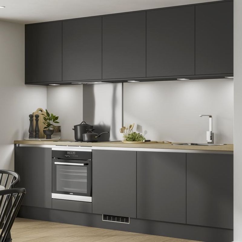 Blum ハードウェア 島と3Dモデルデザインのカスタム・ファニヤーのカラーキッチンキャビネット