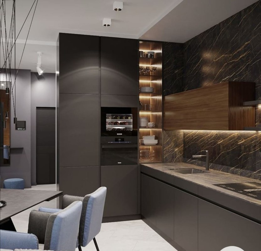 メラミンの板キャビネットタイプ デザインのガラスすべて キッチンコーナー 家具 ハンドル 換気口