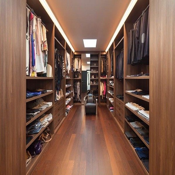 モダンなデザイン ベッドルーム 壁に木製の衣類棚 カスタマイズされたサイズ 防水 折りたたみ NO