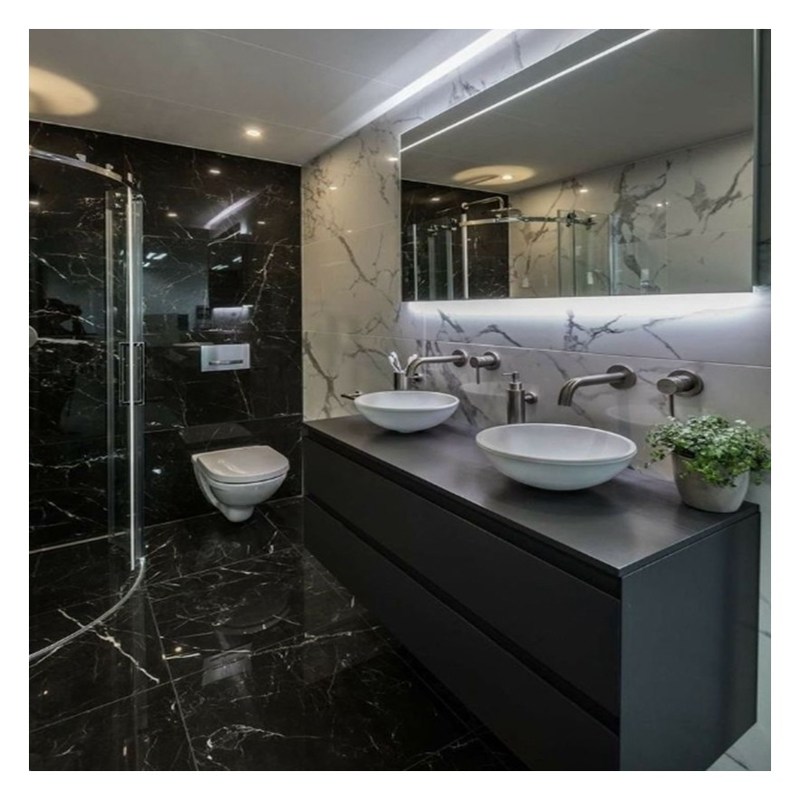 アパートデザインのためのEUROPEANデザインスタイルで人工クォーツトップ壁にマウントされた虚栄心