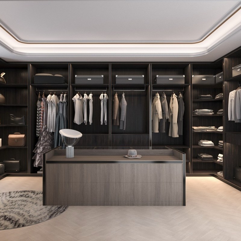 現代風 木製衣類 現代のカスタマイズされた色の寝室家具