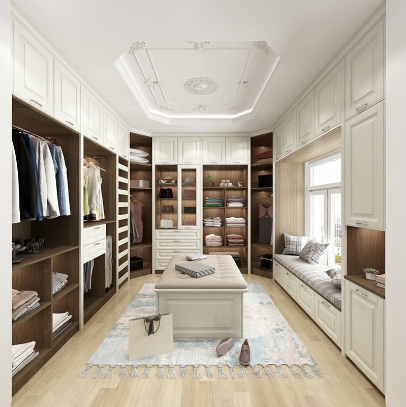 現代風 木製衣類 現代のカスタマイズされた色の寝室家具